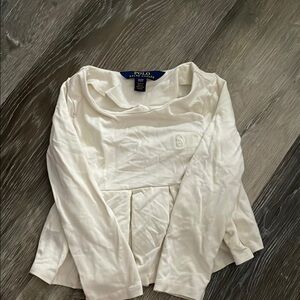 Polo White Long Sleeve Top